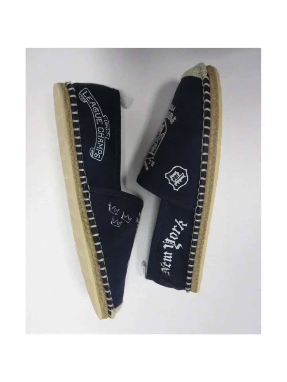 Polo Ralph Lauren Shoes 11 D Barron Espadrille Loafer Crest Canvas
